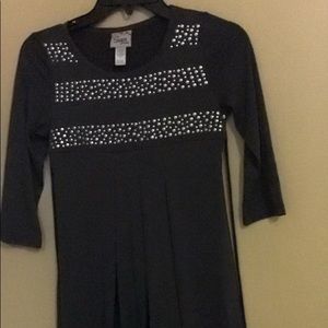 Sugar California Mimi dress gold decoration